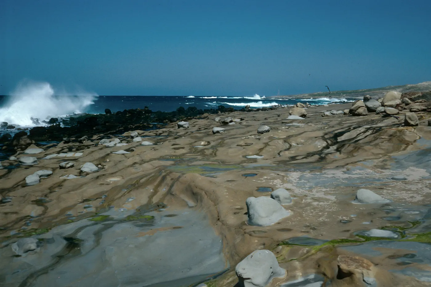 San Nicolas Island, near rock crusher