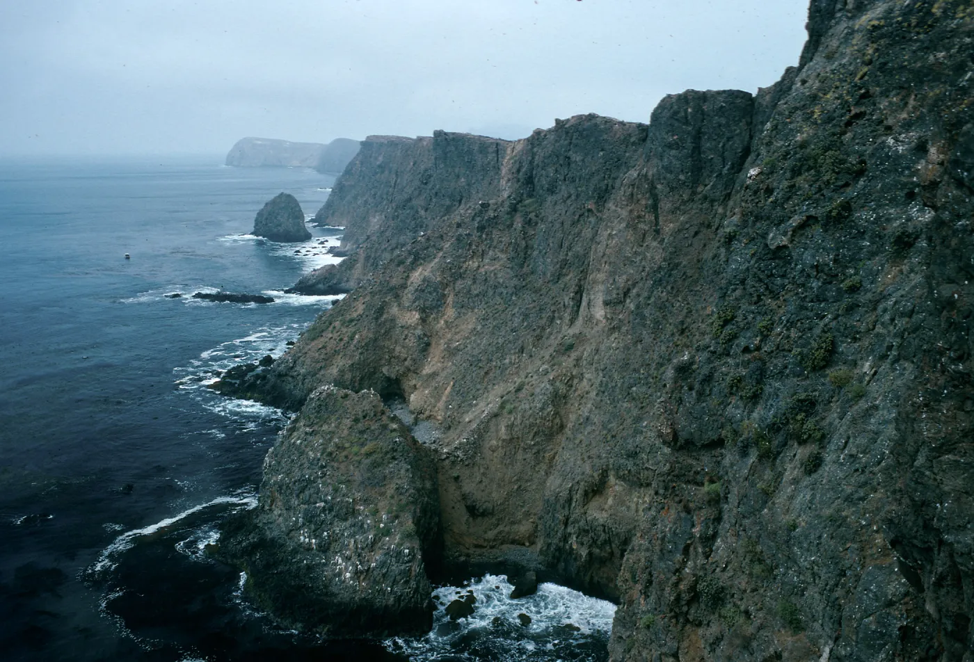 East Anacapa Island, offshore slopes, East tip of island
