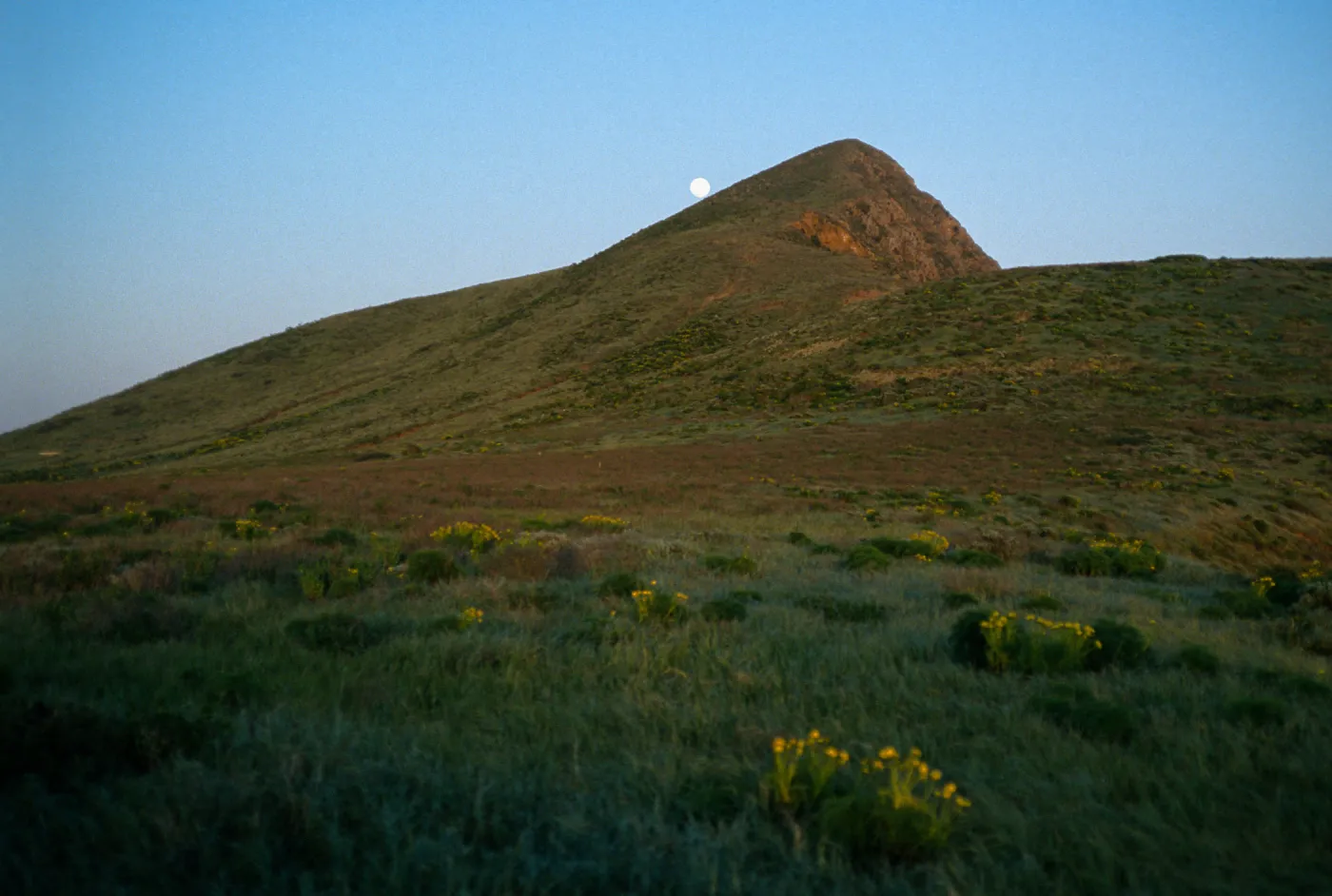 West Anacapa Island, moonrise