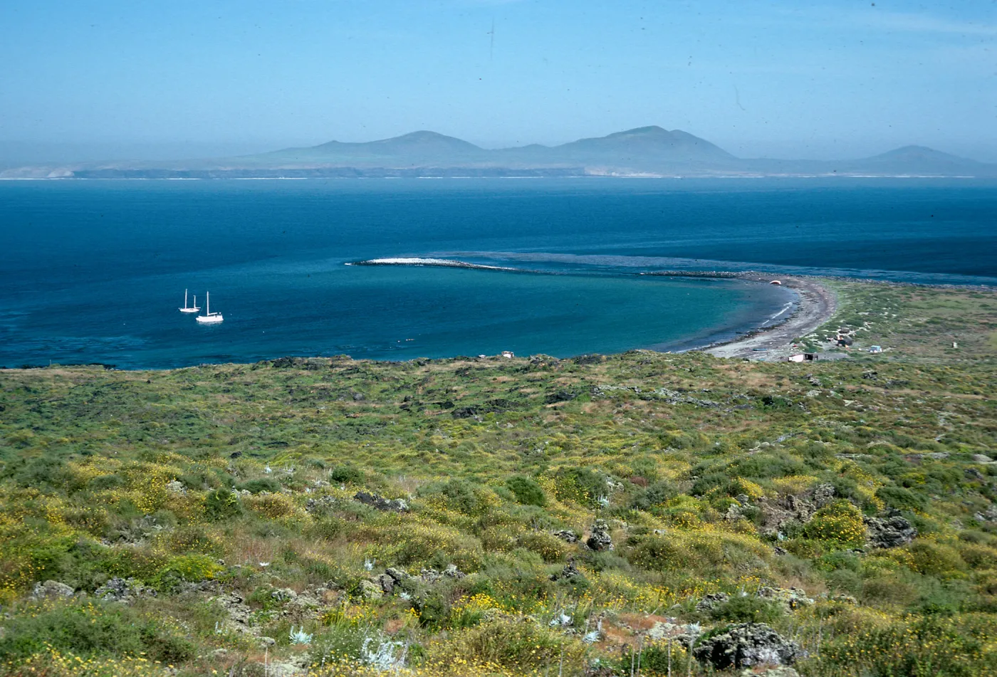 San Martin Island, view of mainland & Hassler Cove