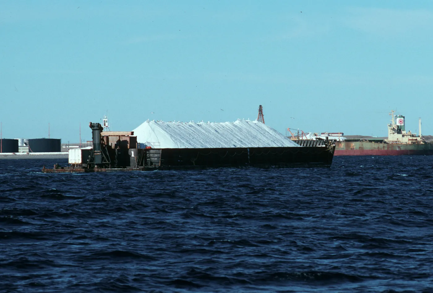 Cedros Island, salt barge, South end of Cedros Island