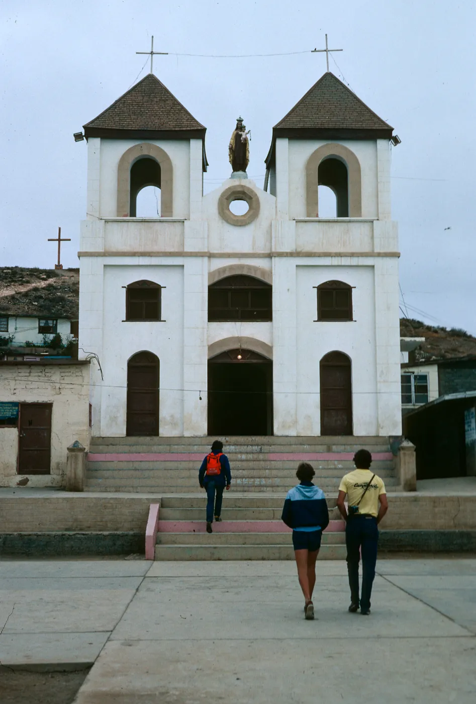 Cedros Island, church in village