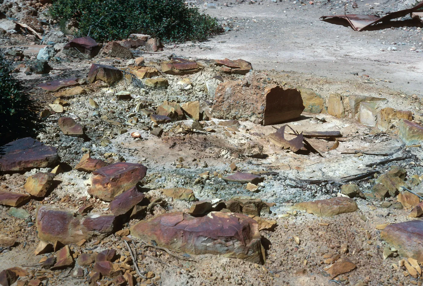 Cedros Island, arrastra (mining device), Cañada de la Mina