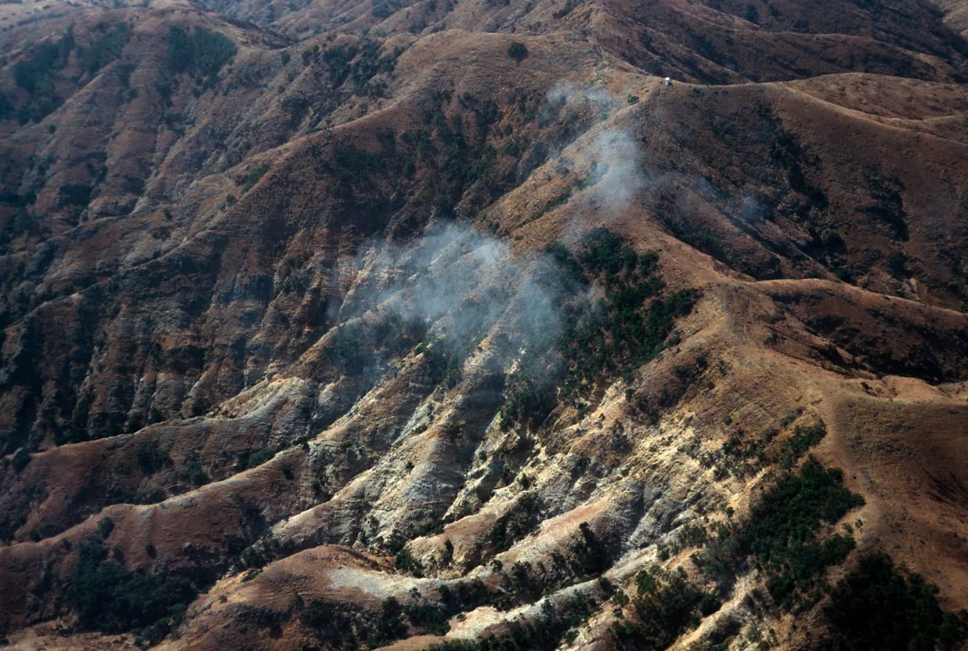 Santa Cruz Island, West side of Montañon ridge