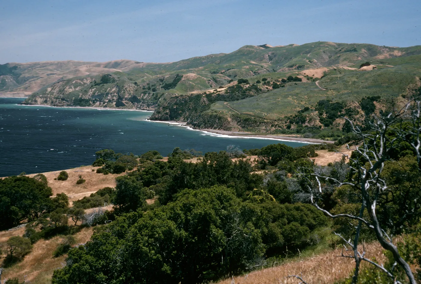 looking toward Prisoners Harbor, Santa Cruz Island