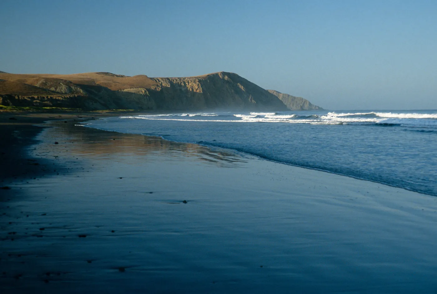 early morning, Christy Beach, Santa Cruz Island