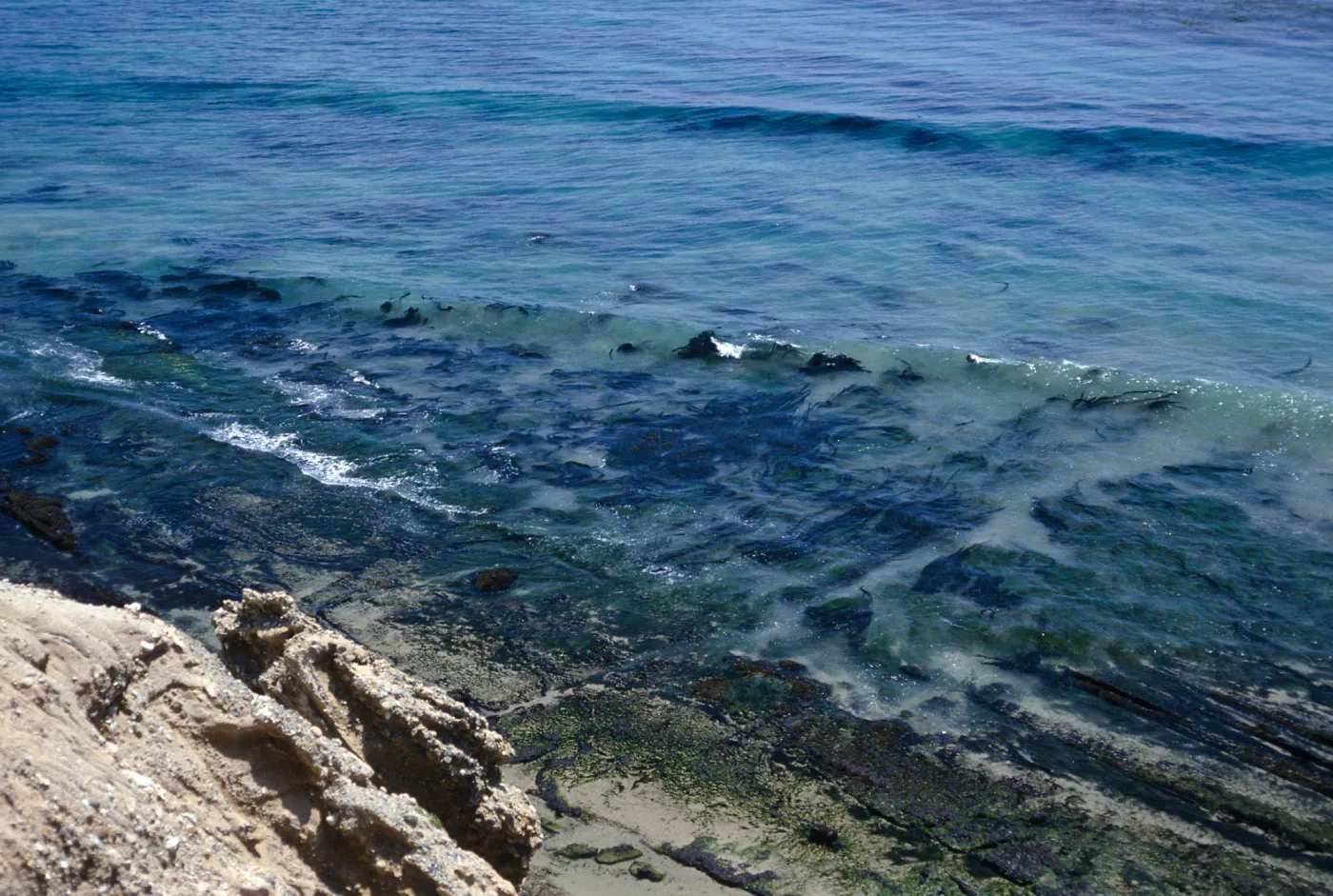 low tide, West end of Pozo Beach, Santa Cruz Island