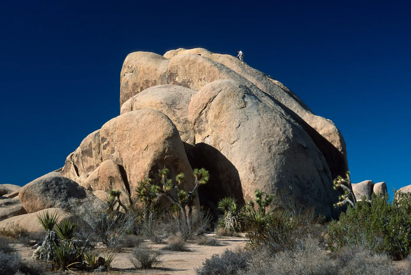 rock climbers, Belle Campground, Joshua Tree National Park
