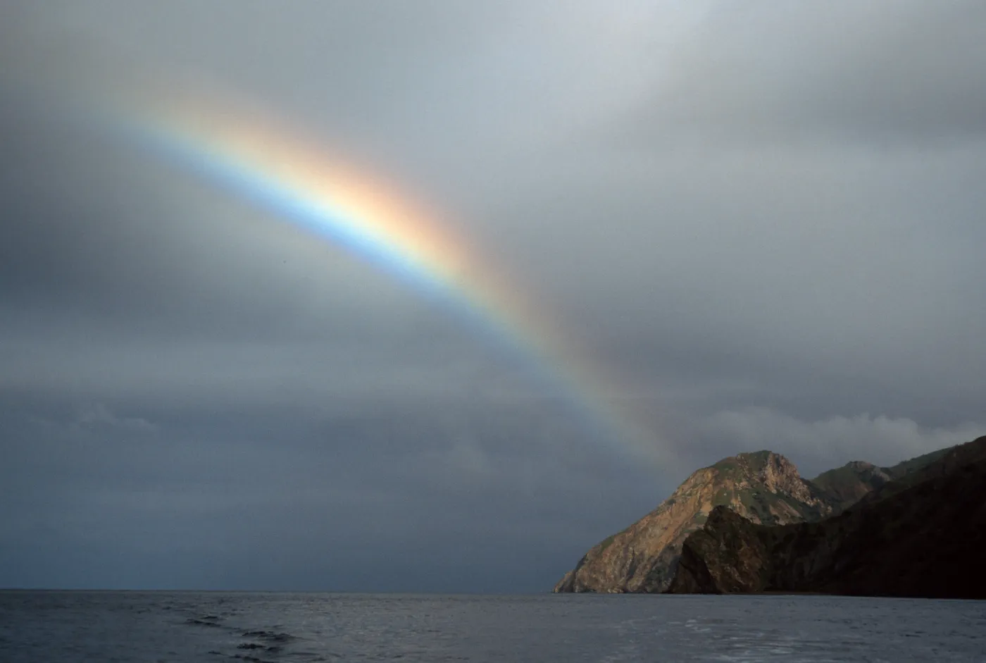 rainbow, near Twin Rocks, Catalina Island