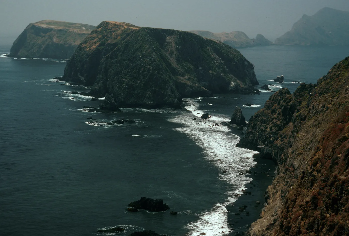 extreme West end of East Anacapa Island, East Anacapa Island
