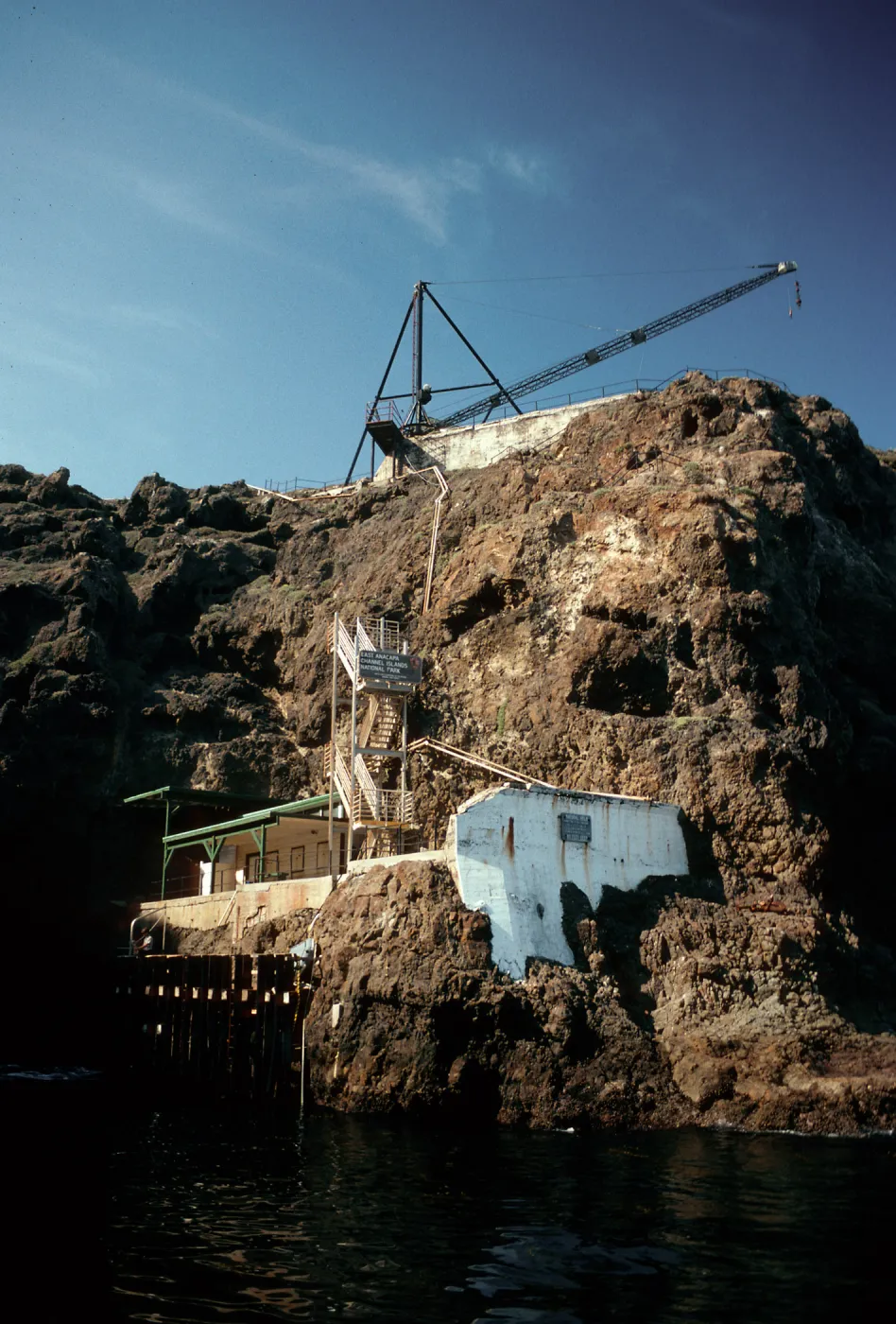 landing, East Anacapa Island