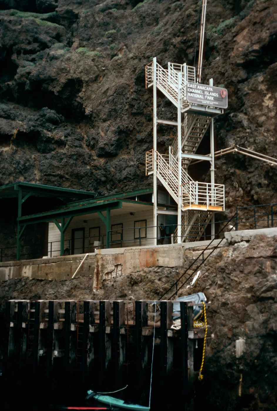 landing, East Anacapa Island