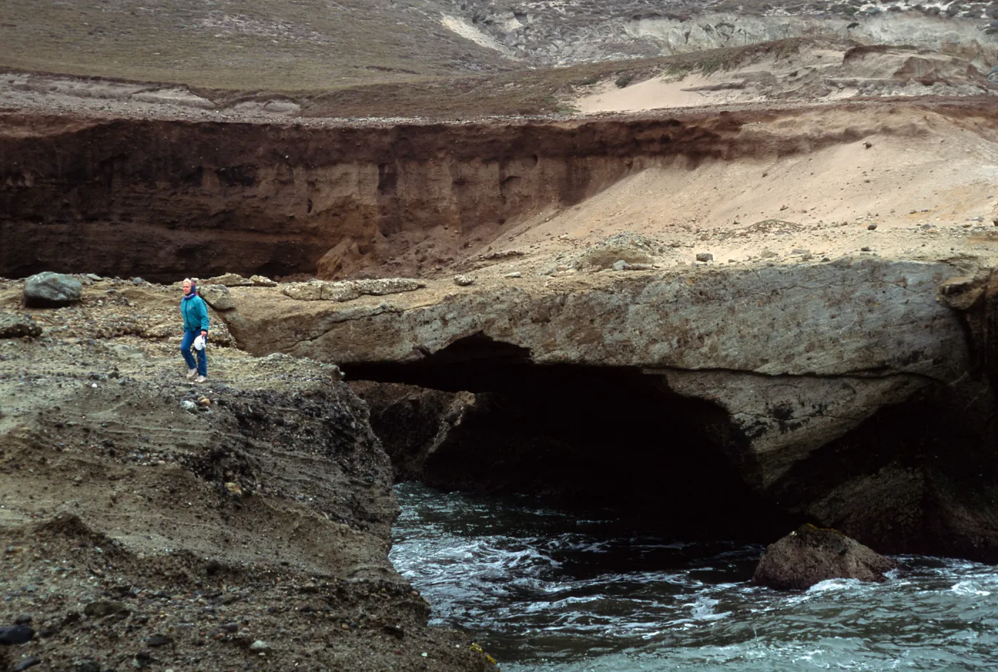 natural bridge, just West of Carrington Point Peninsula, Santa Rosa Island