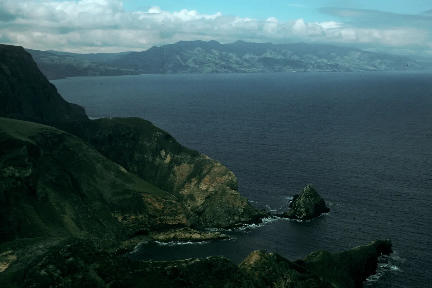 looking West over Potato Harbor, Santa Cruz Island