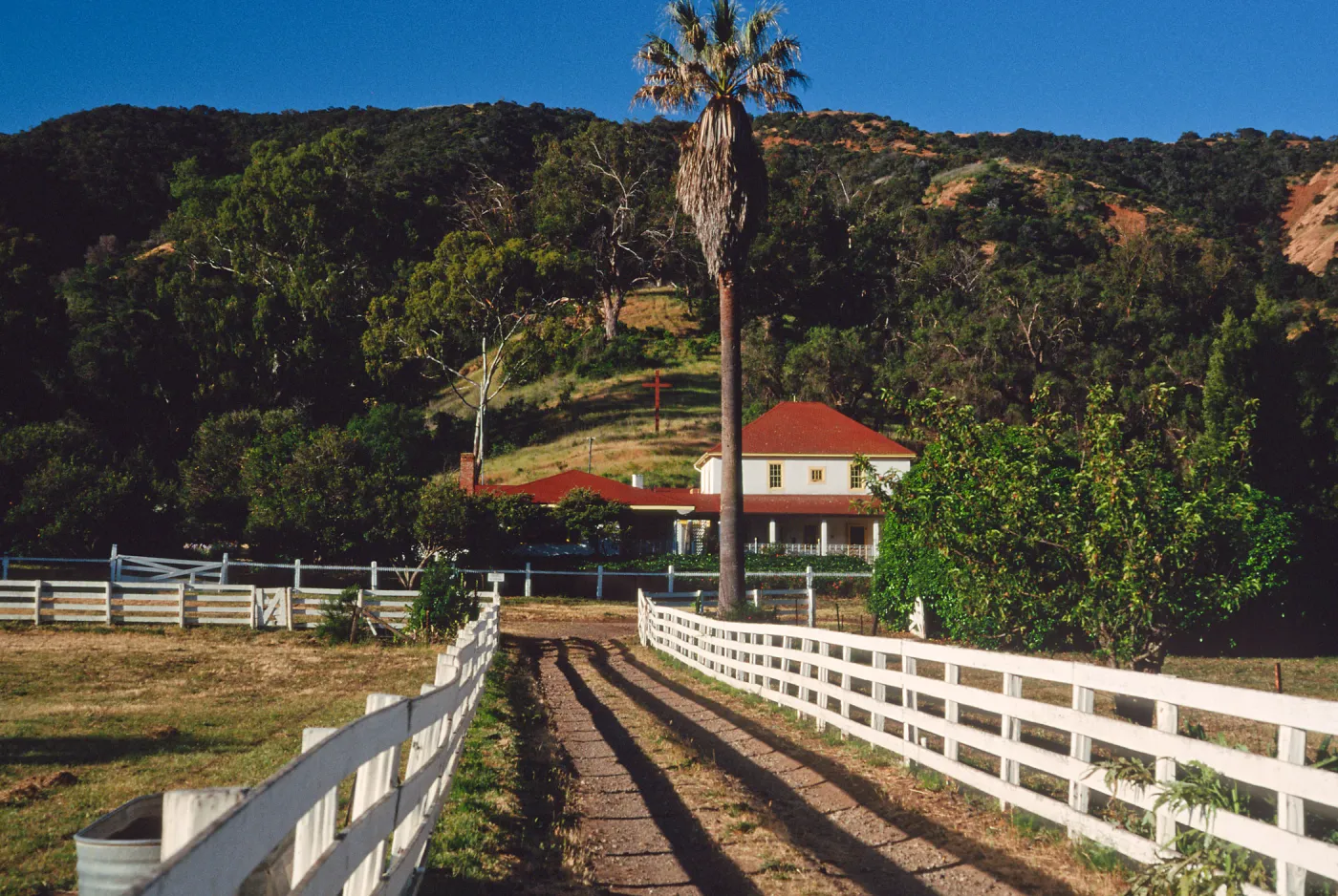 entrance to main ranch, Santa Cruz Island