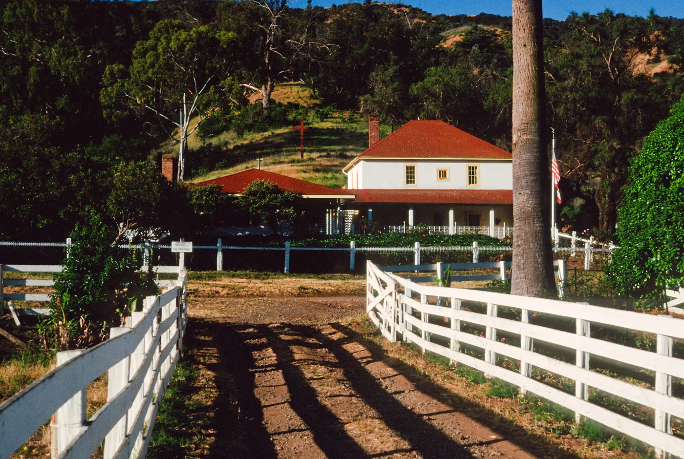 entrance to main ranch, Santa Cruz Island