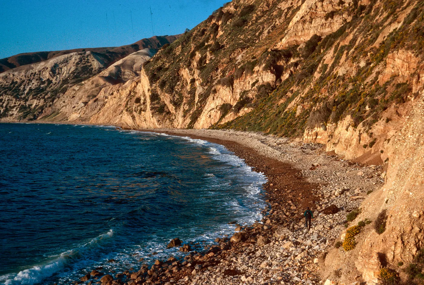 beach, China Harbor, Santa Cruz Island