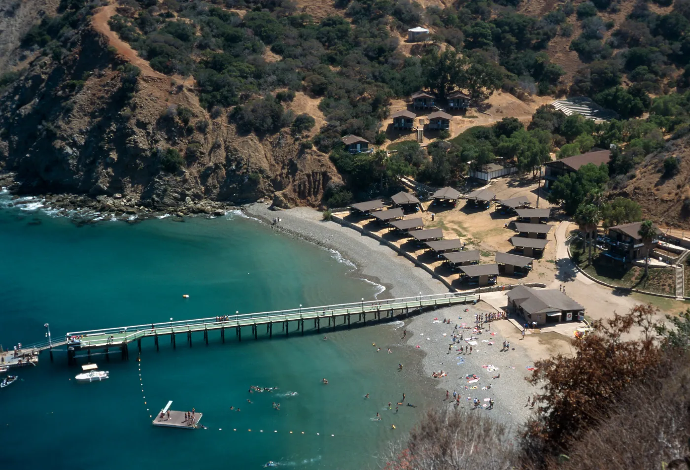 YMCA Camp at Button Shell Beach, Catalina Island