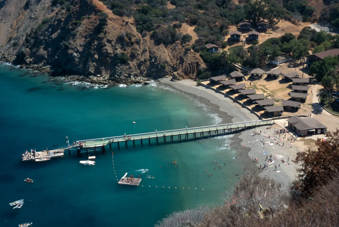 YMCA Camp at Button Shell Beach, Santa Catalina Island