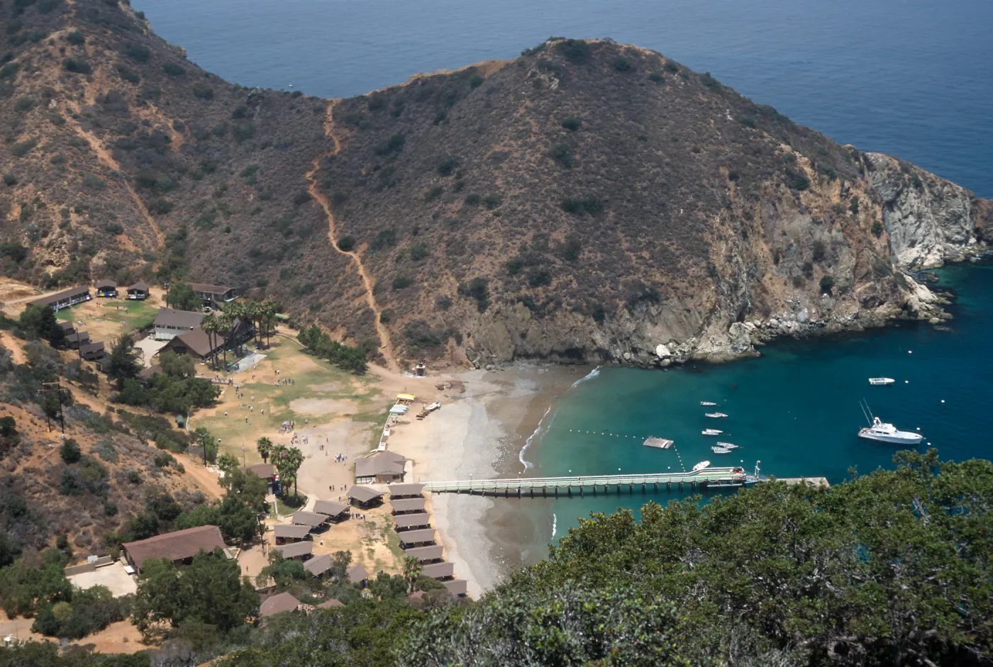 YMCA Camp at Button Shell Beach, Santa Catalina Island