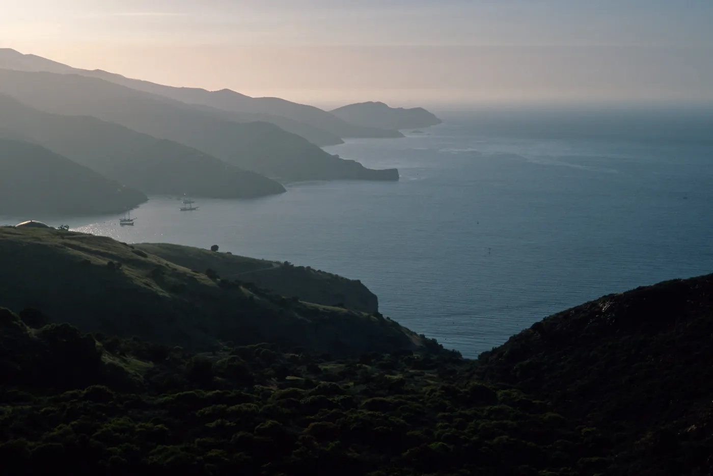 looking West across Two Harbors, Catalina Island