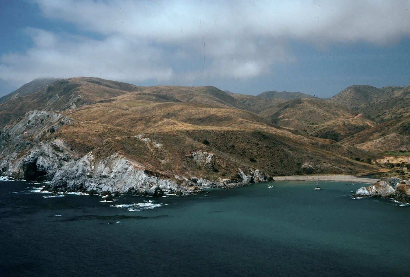 headland, just Northwest of Little Harbor,Santa Catalina Island