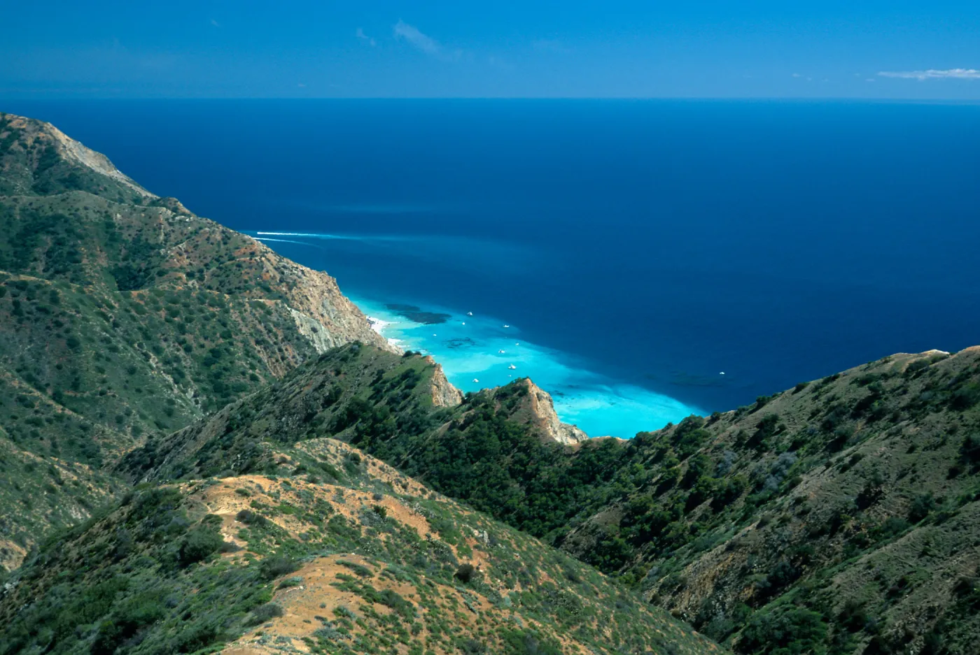 Palisades from Lone Tree Point, Santa Catalina Island