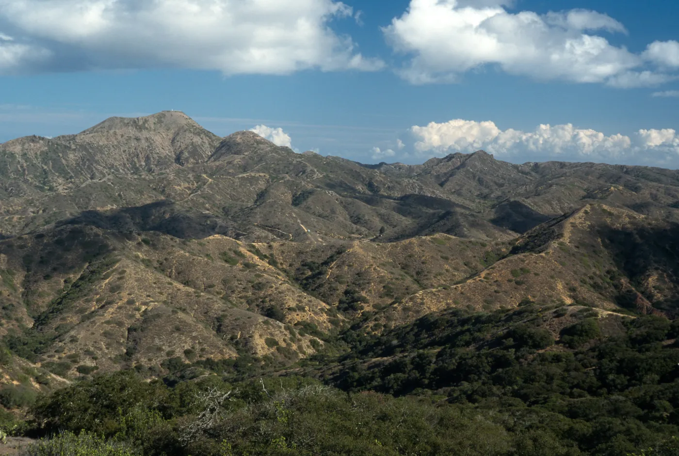 Orizaba (left) & Blackjack Peaks (right), Santa Catalina Island