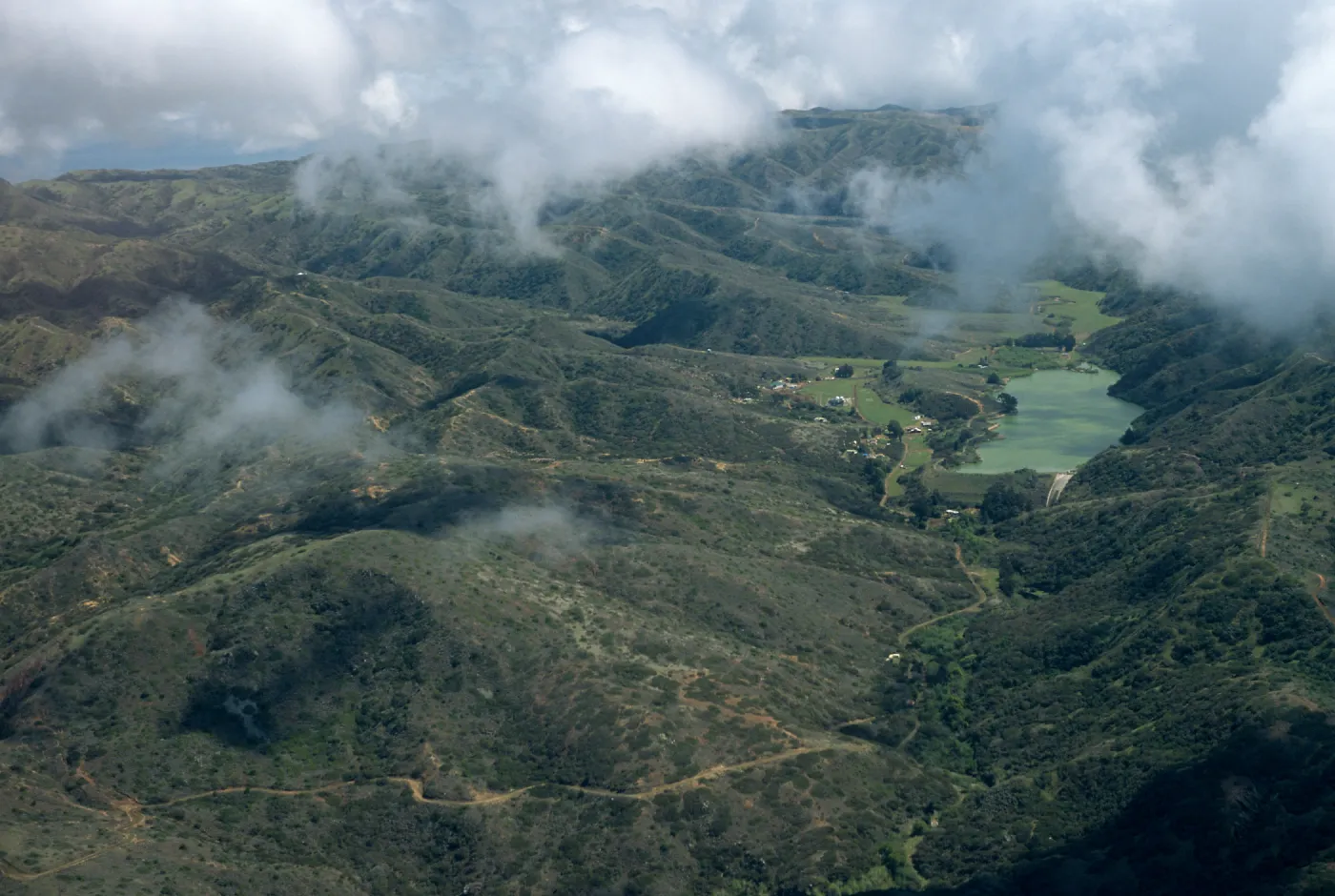 Thompson Reservoir & Middle Ranch Canyon, Santa Catalina Island