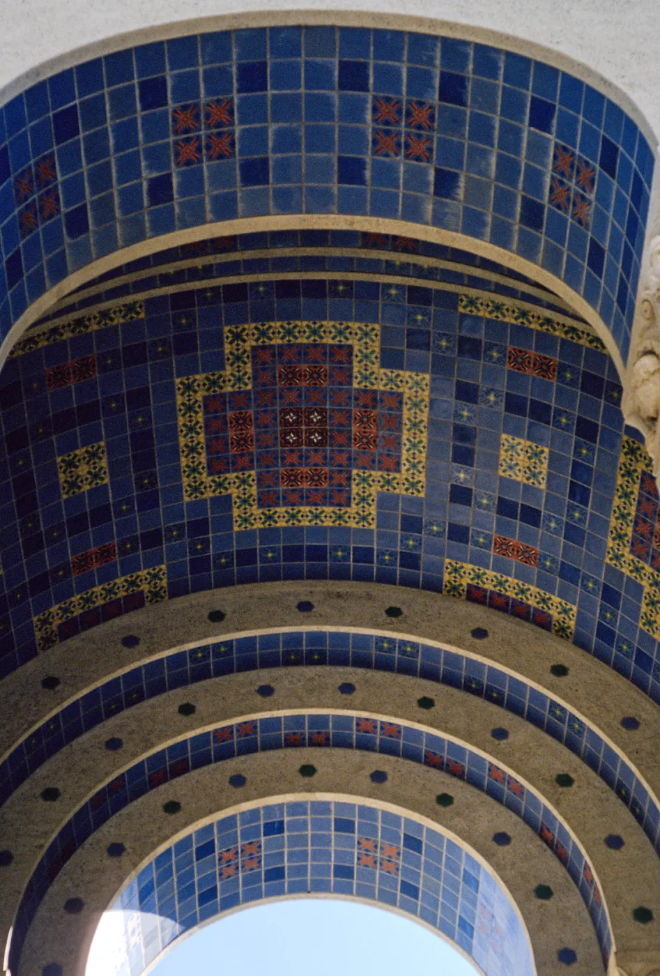Catalina tiles, Wrigley Memorial, Santa Catalina Island