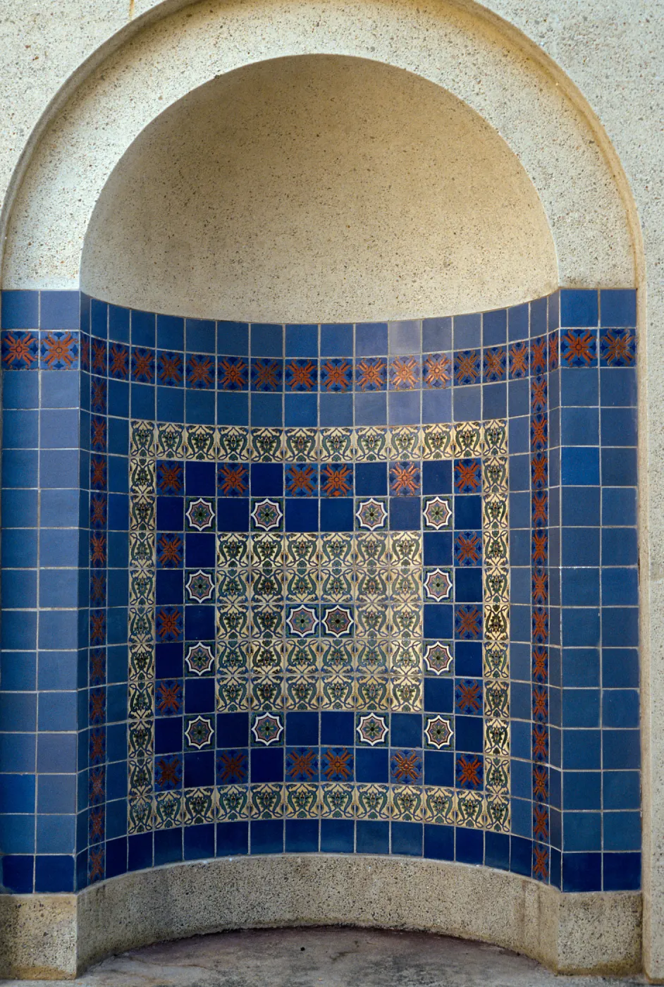 Catalina tiles, Wrigley Memorial, Santa Catalina Island
