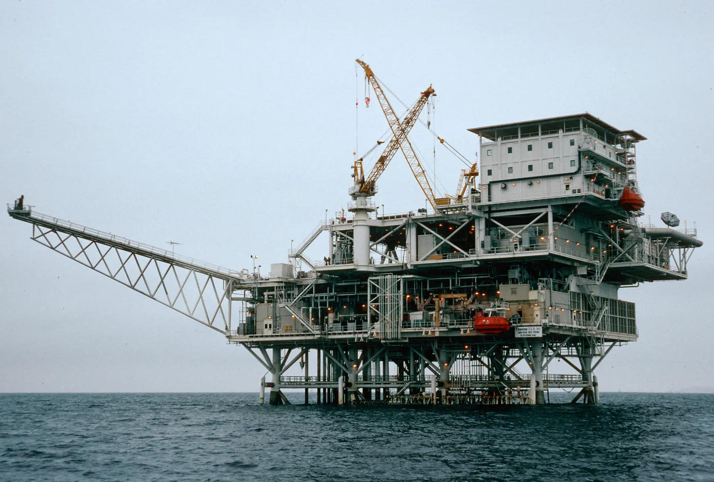 Chevron oil, platform “Gail” , offshore Oxnard, CA