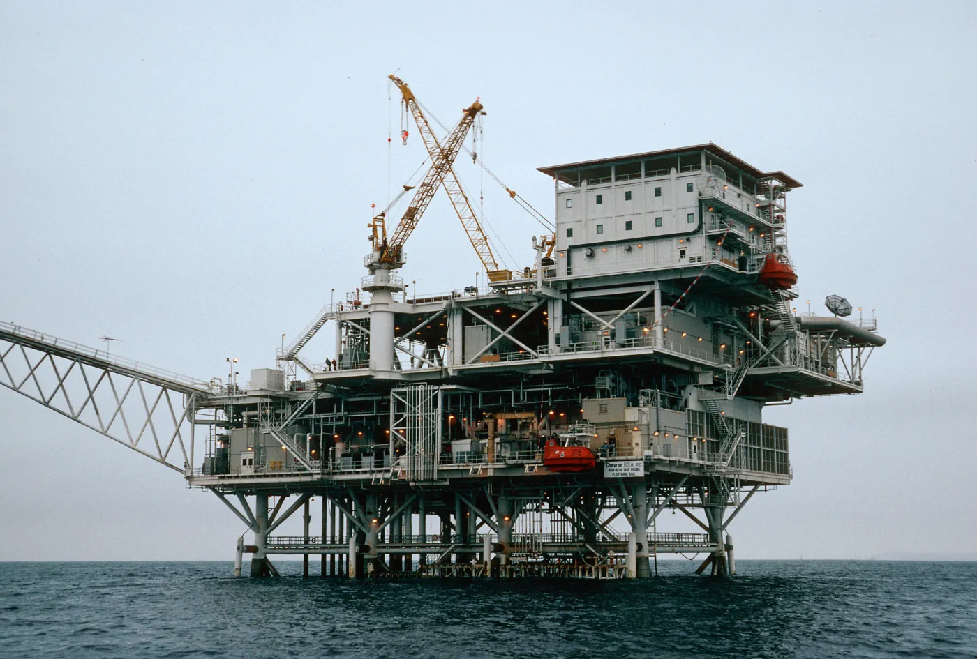Chevron oil, platform “Gail” , offshore Oxnard, CA