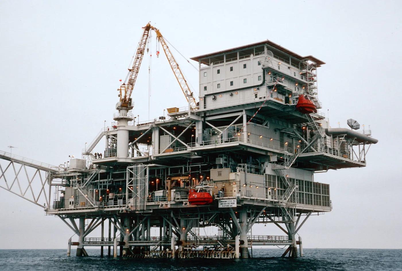 Chevron oil, platform “Gail” , offshore Oxnard, CA