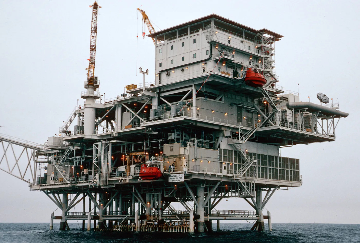 Chevron oil, platform “Gail” , offshore Oxnard, CA