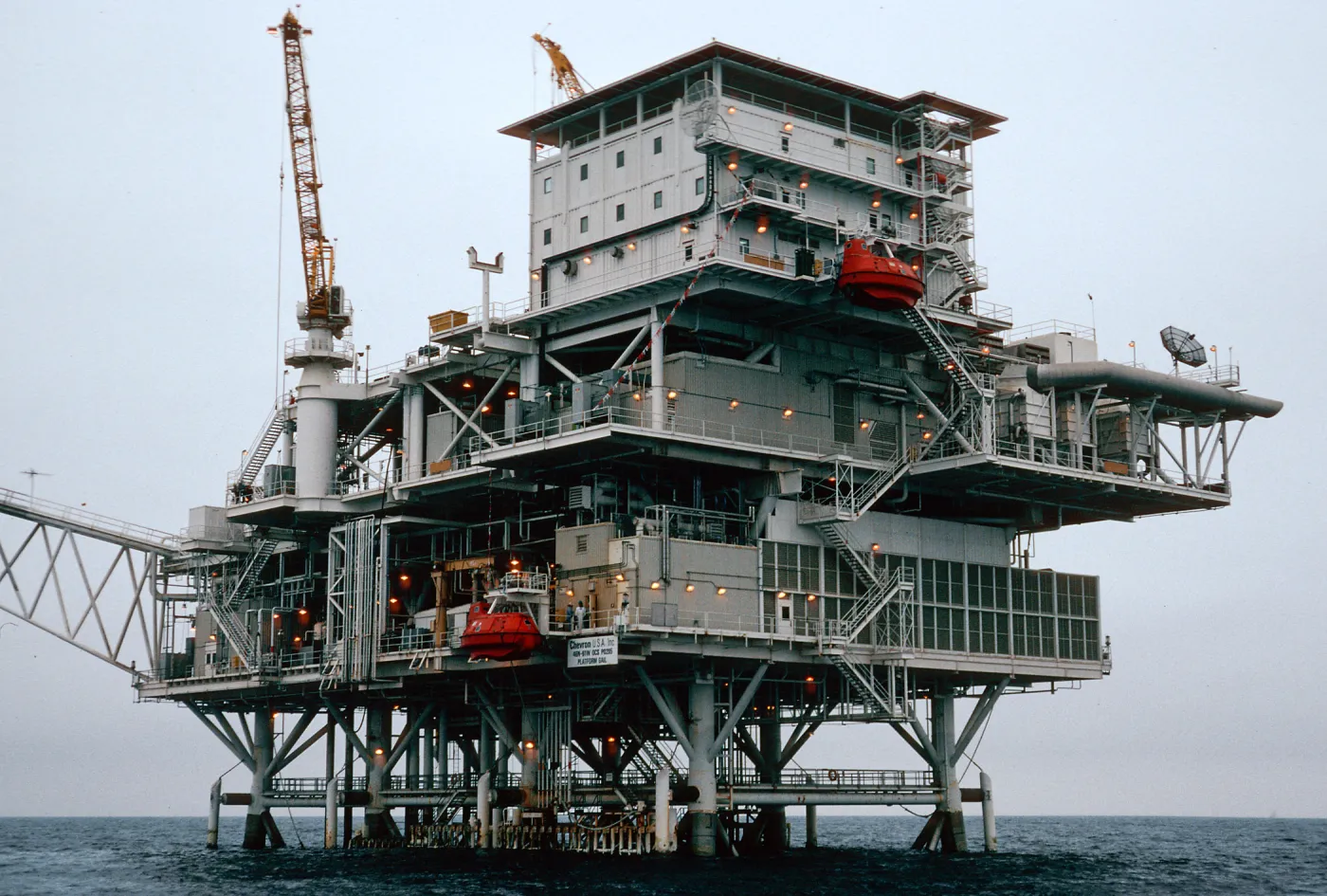 Chevron oil, platform “Gail” , offshore Oxnard, CA