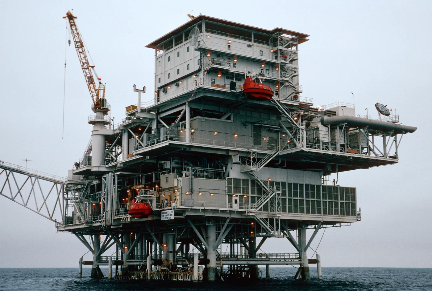 Chevron oil, platform “Gail” , offshore Oxnard, CA