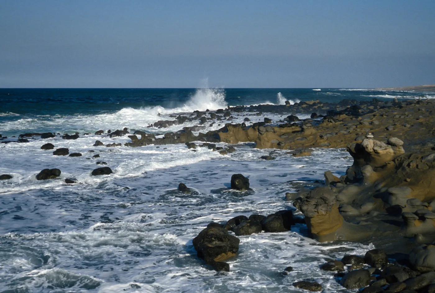 surf, just West of Rock Crusher, San Nicolas Island