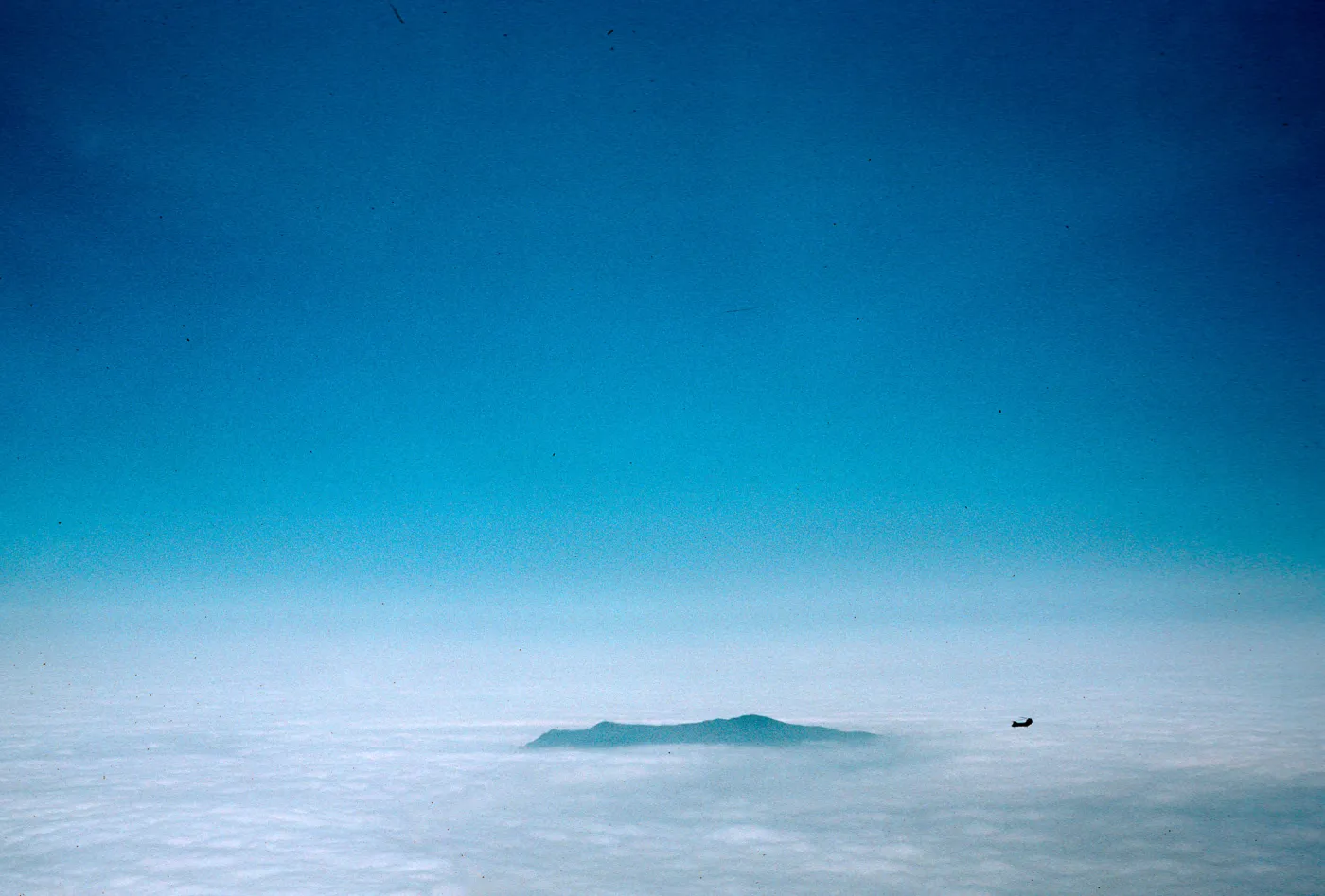 West Anacapa Island in fog