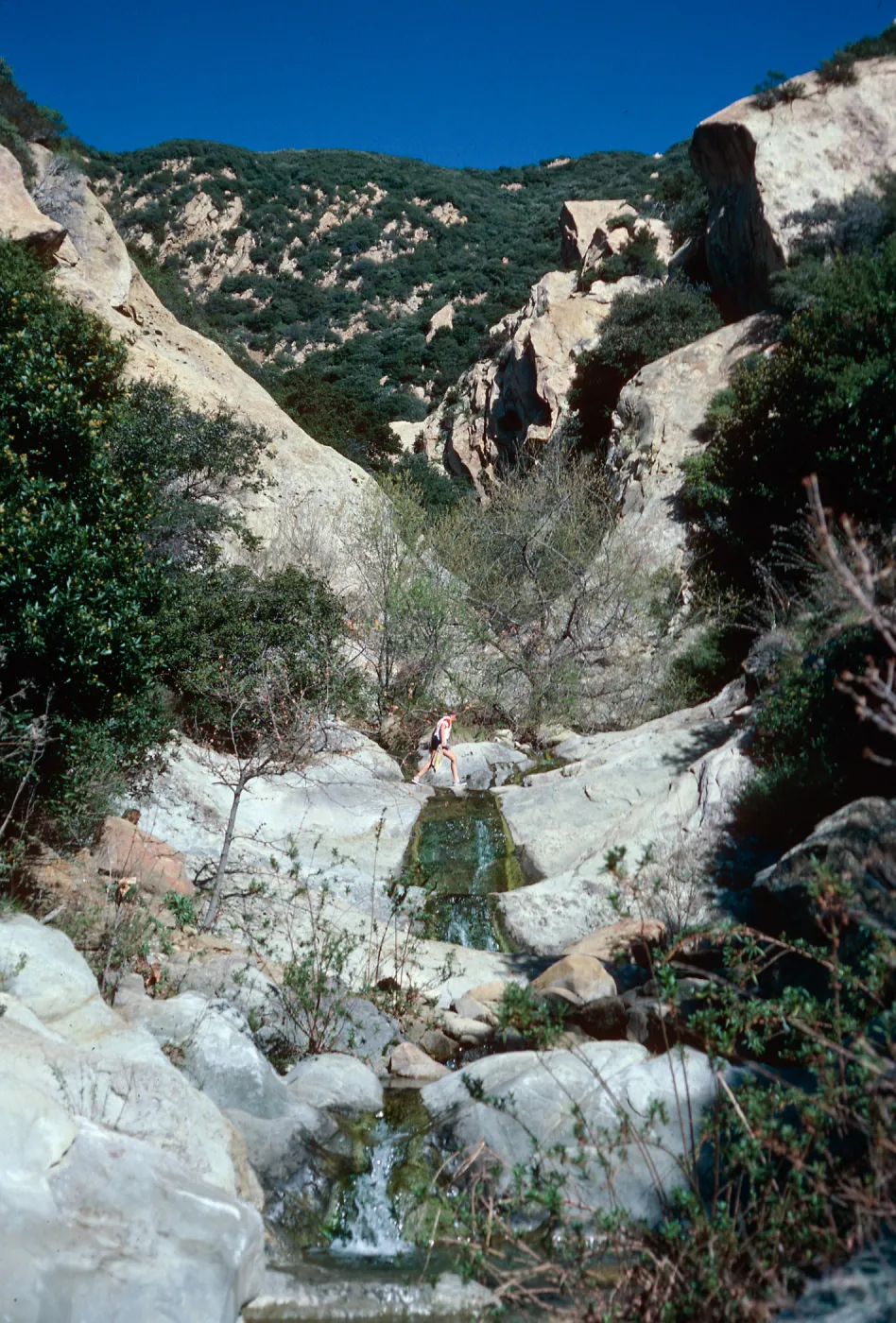 Mission Canyon, above Seven Falls, Santa Barbara County