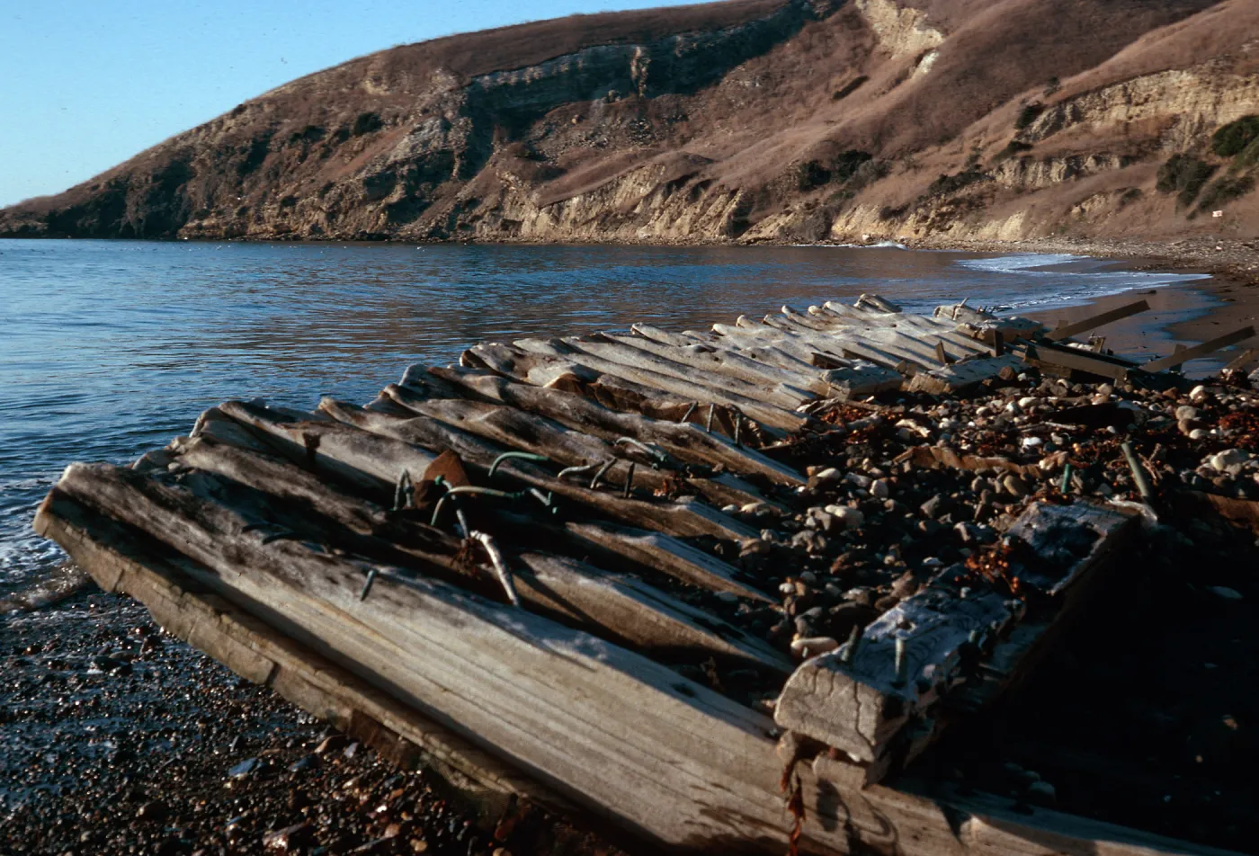 shipwreck, Smugglers Cove, Santa Cruz Island