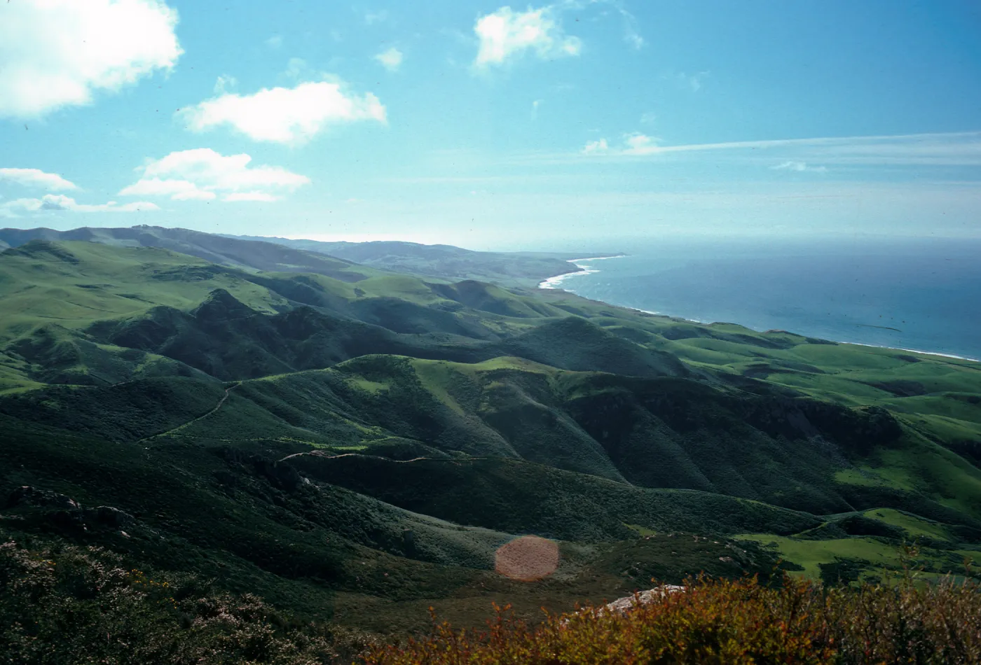 Point Conception from East of Tranquillon Peak, Santa Barbara County