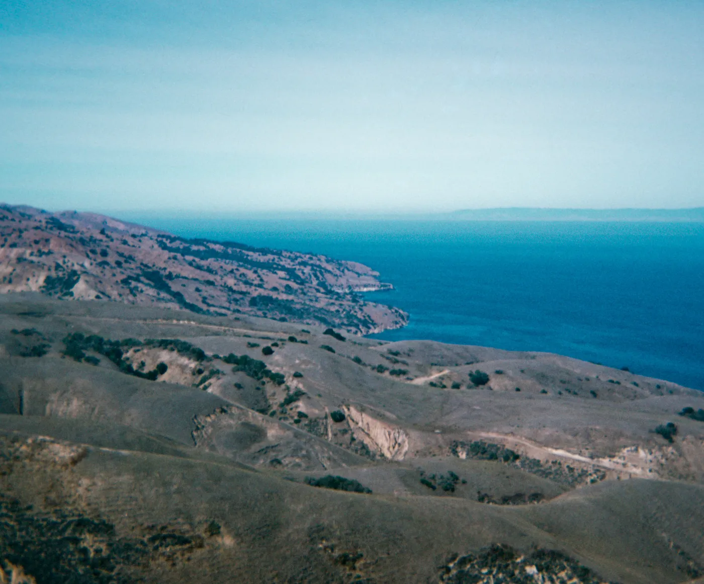 looking West toward Pelican Harbor, Santa Cruz Island