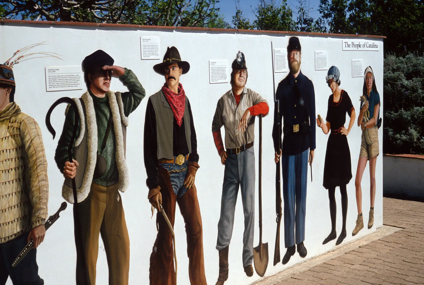 murals, airport, Santa Catalina Island