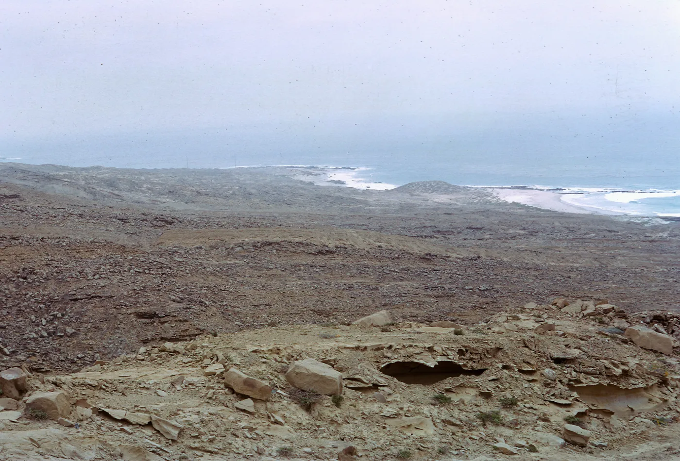 looking South from road above Dutch Harbor, Site 3, 66-6 & SN-262