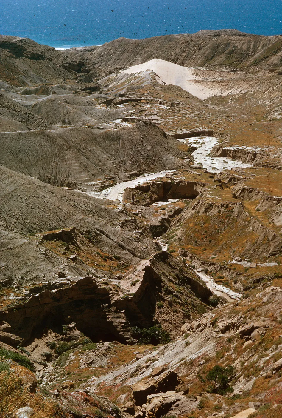 Sand Dune Canyon from headwall, 66-149 & SN-405