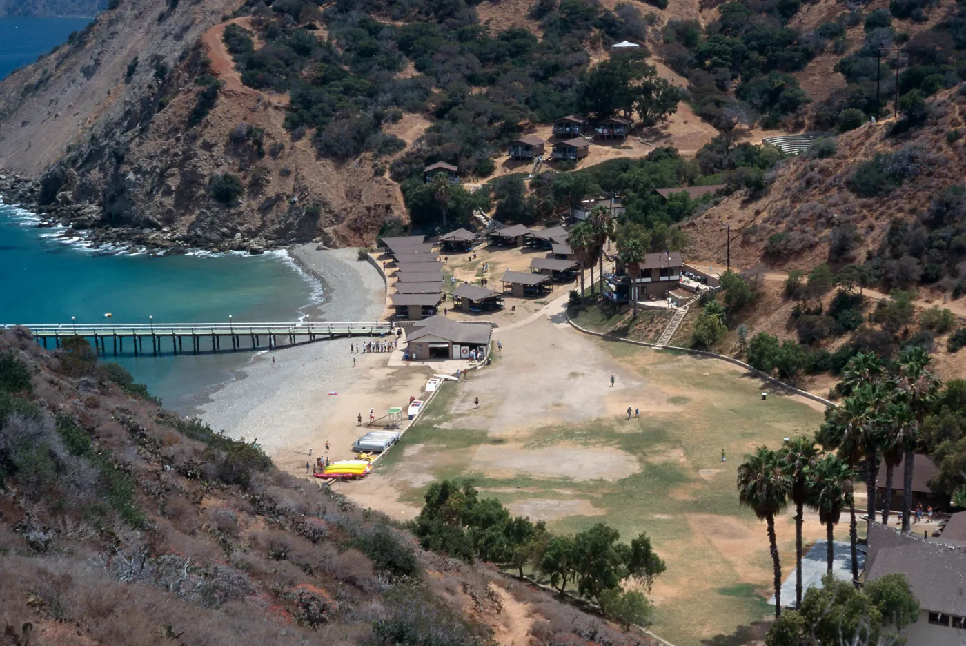 YMCA Camp at Button Shell Beach, Santa Catalina Island