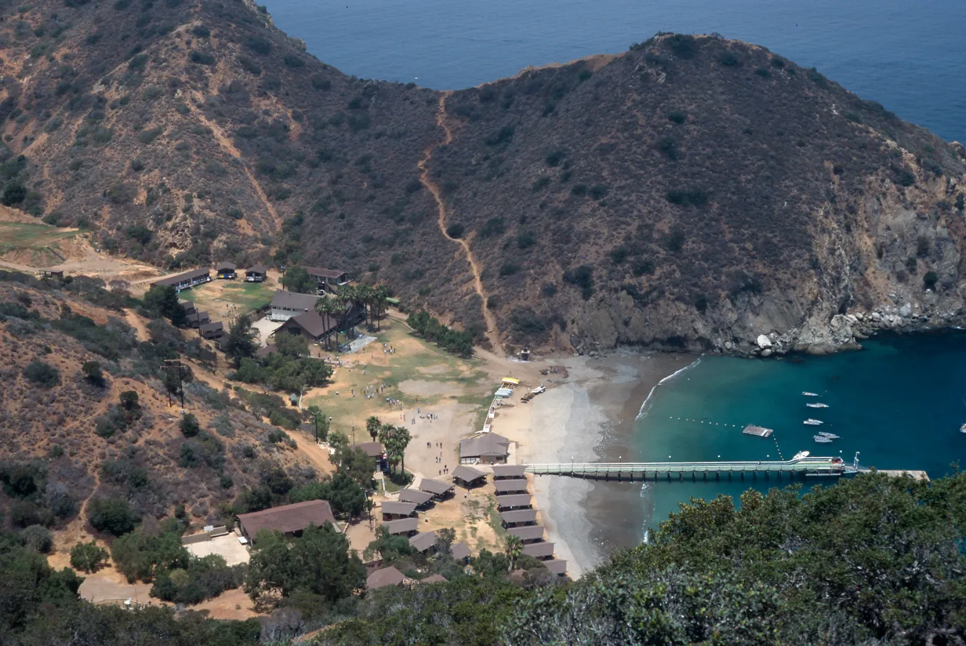 YMCA Camp at Button Shell Beach, Santa Catalina Island
