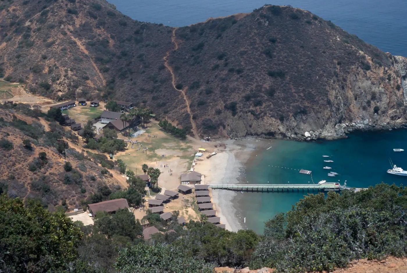 YMCA Camp at Button Shell Beach, Santa Catalina Island