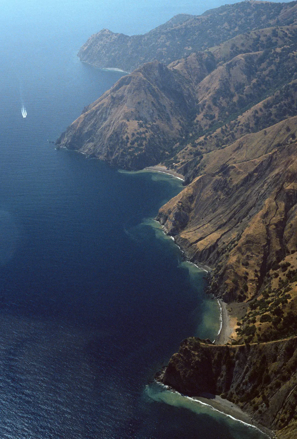 East coast near airport, Santa Catalina Island